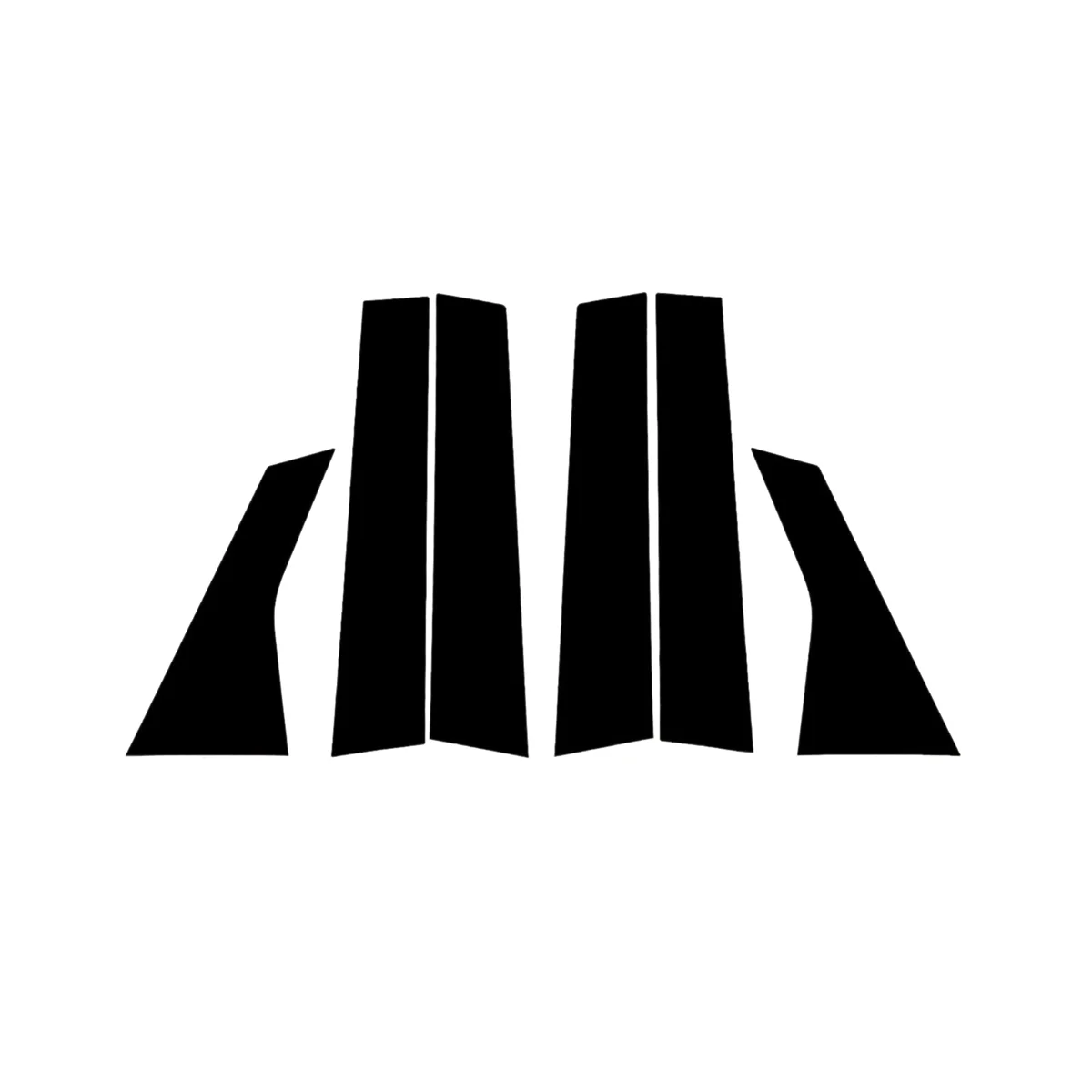 Виниловая наклейка на окно Honda Accord Sedan 2018-2021 декоративное покрытие автомобиля