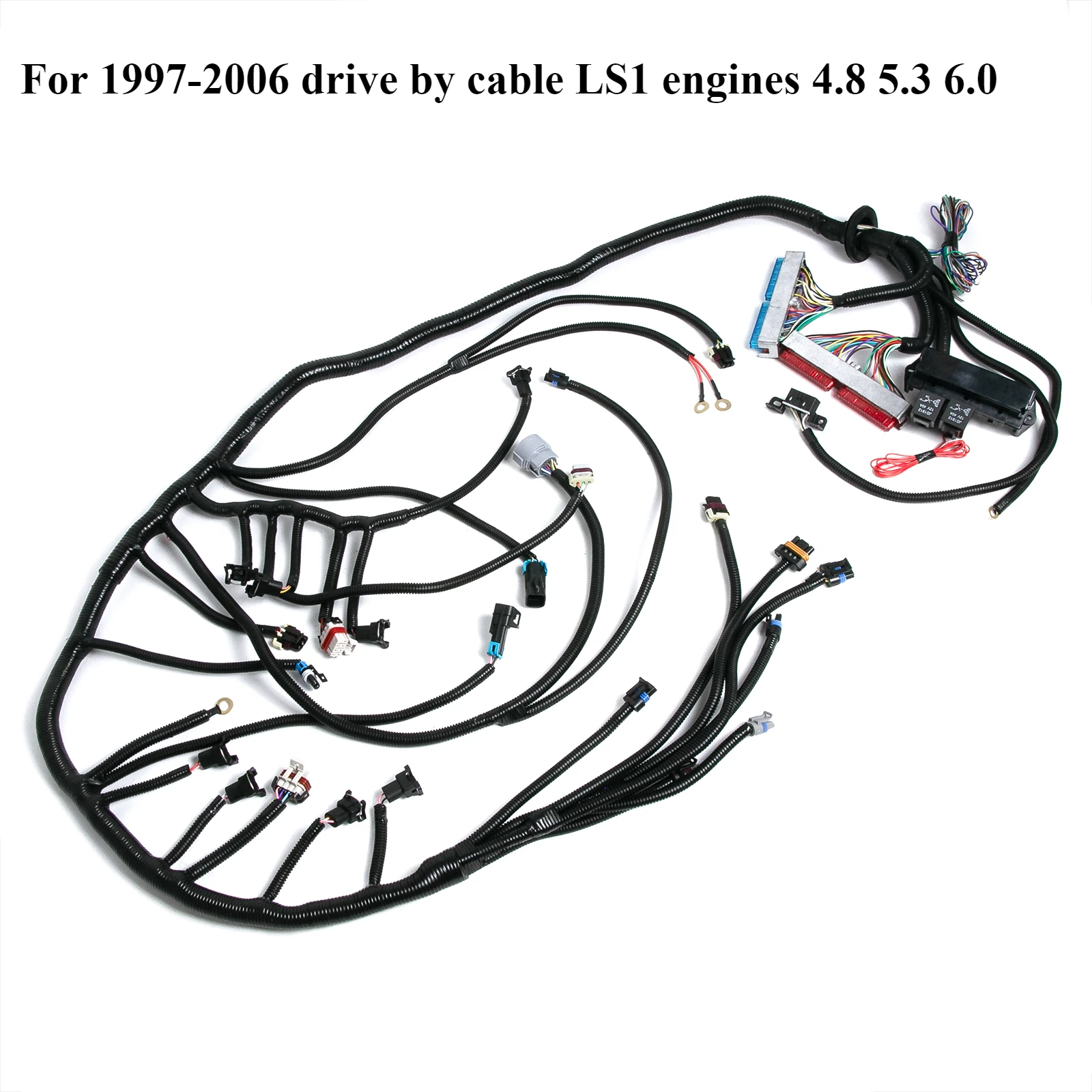 Автономный жгут для привода по кабелю DBC 1997-06 LS1 SWAP 4 8 5 3 LS 4L60E