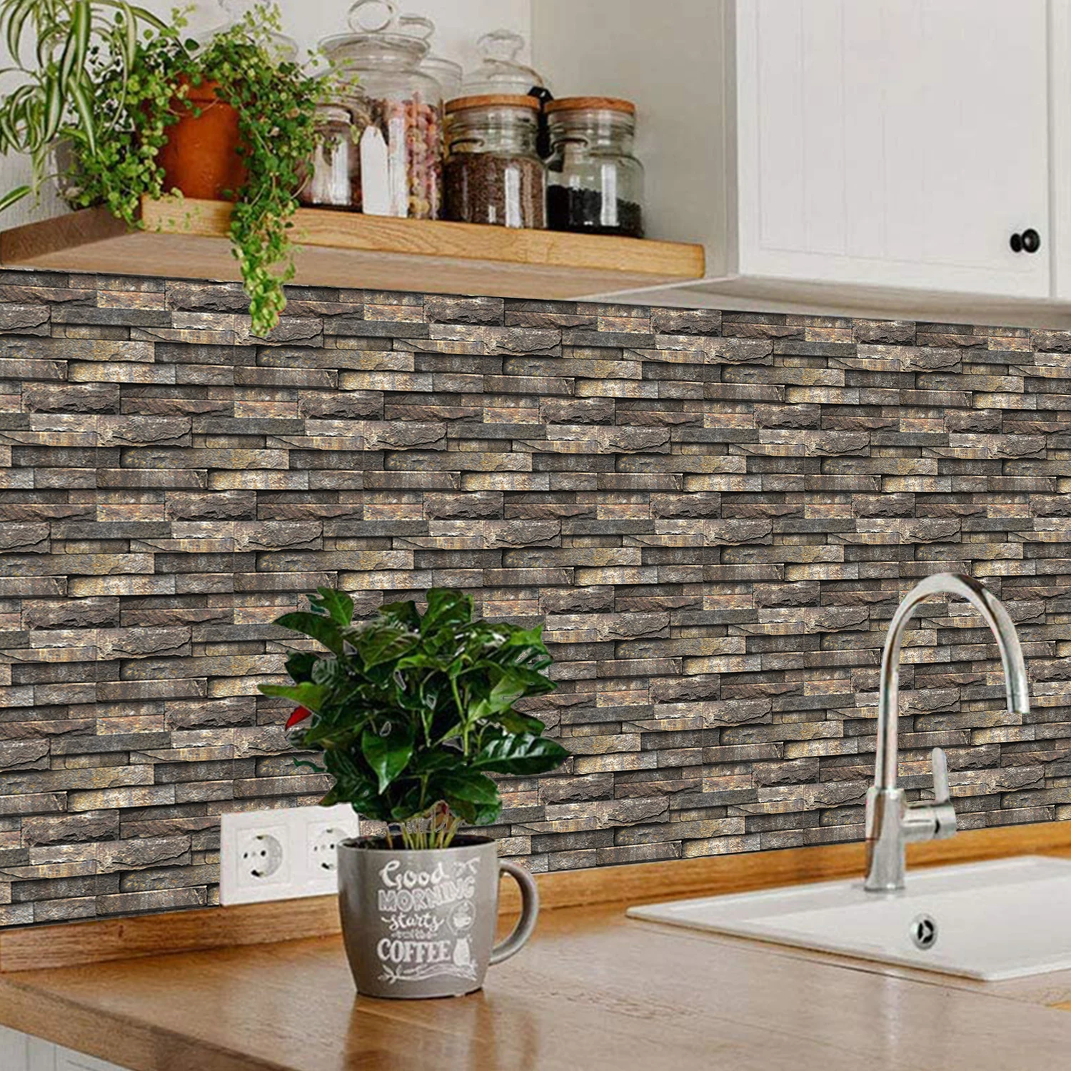 10/20 шт. самоклеящаяся наклейка на плитку пенопластовая панель искусственный