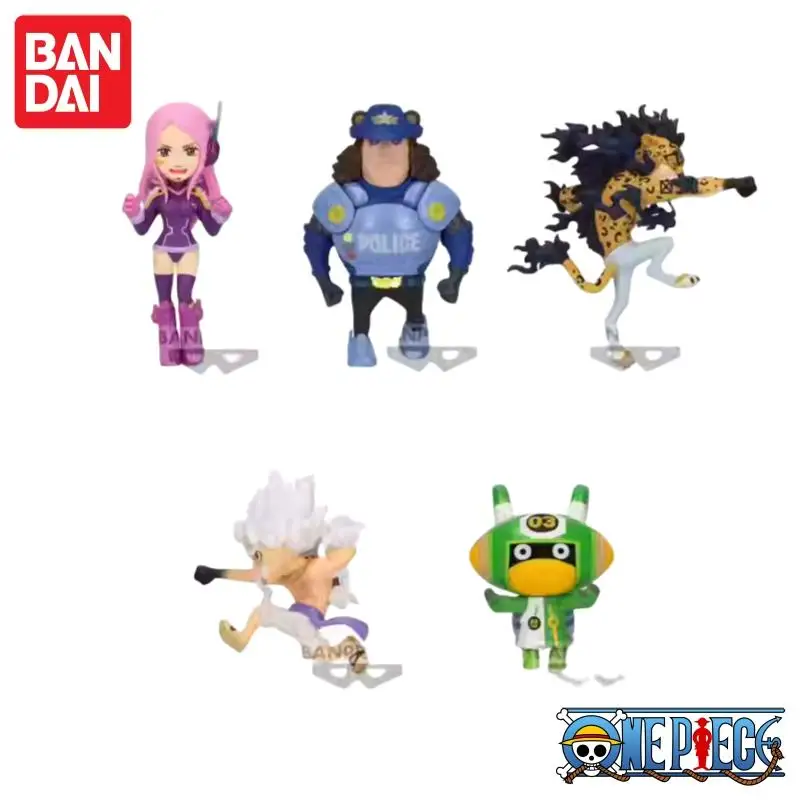 Фото Специальное предложение: Оригинальная фигурка Bandai One Piece WCF Future Island Egghead Island Chapter 3 Nika Bonney Kuma Luchi Mol Colle №3