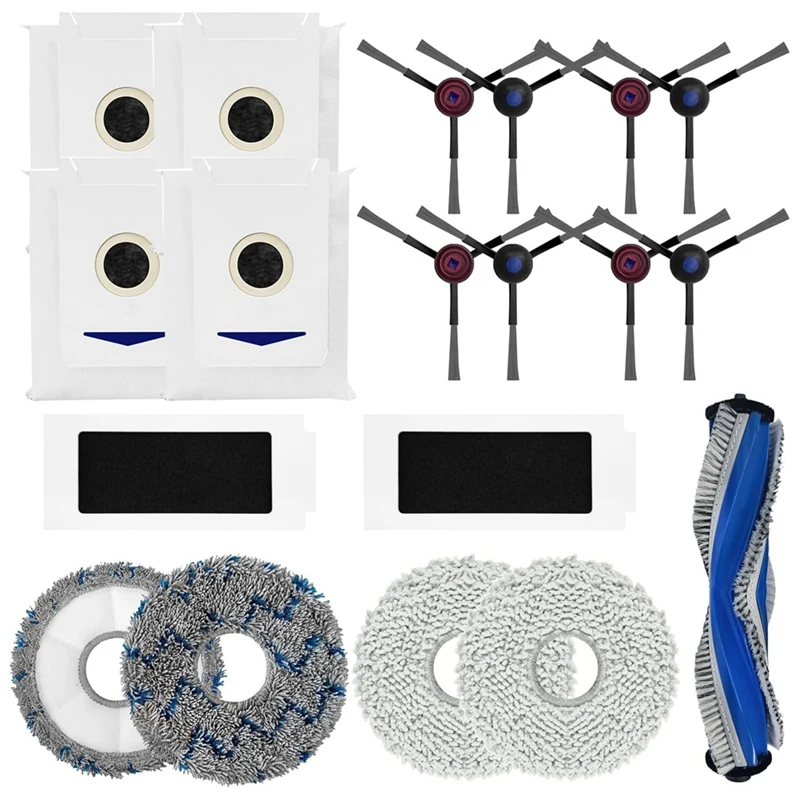 Лучшие предложения для ECOVACS DEEBOT T30 PRO Omni Max Основная боковая щетка Hepa-фильтр Швабра