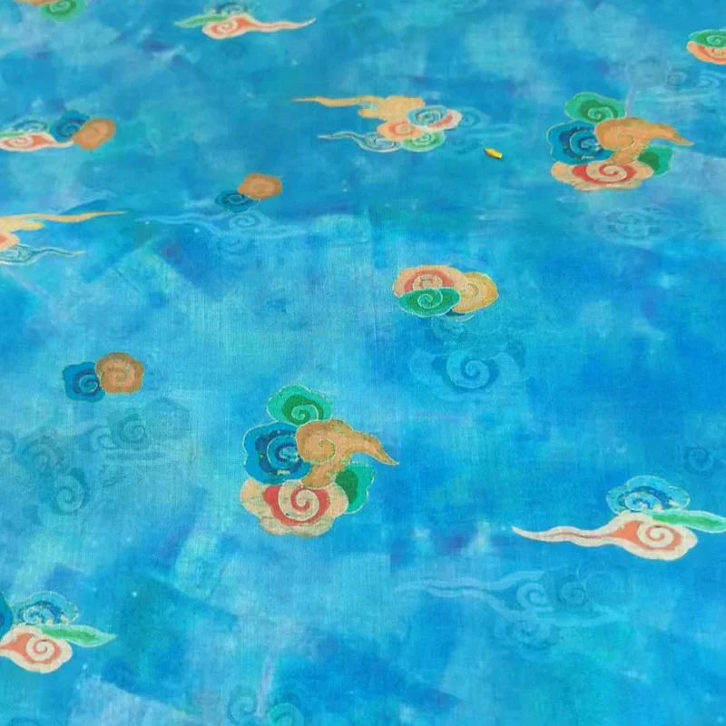 Ткань в китайском стиле 50 х140 см оптовая и розничная продажа женская летняя ткань