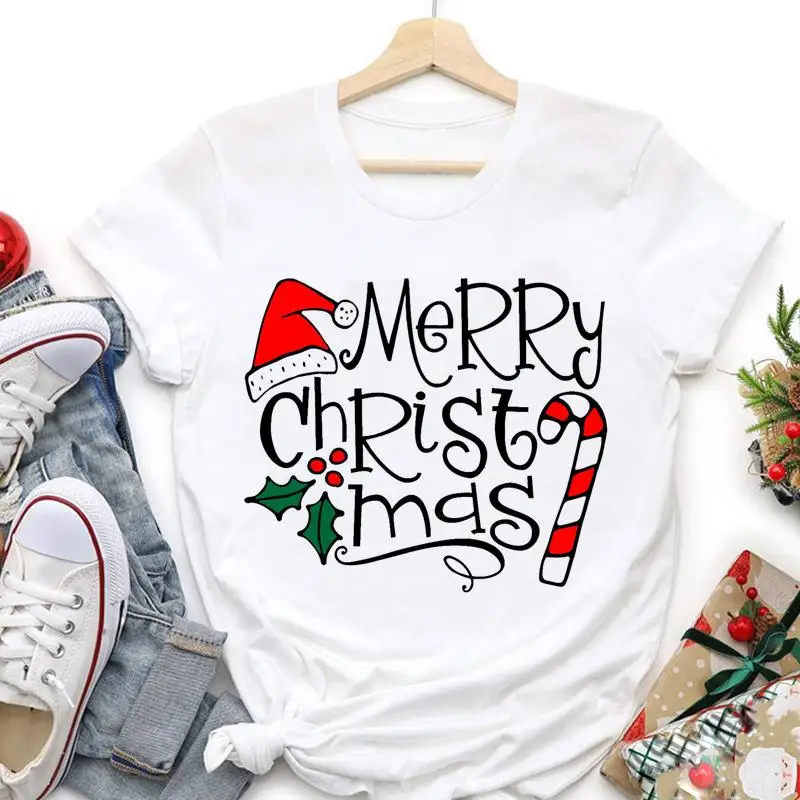 

Женская Праздничная футболка 90-х с графическим принтом, зимняя футболка для путешествий