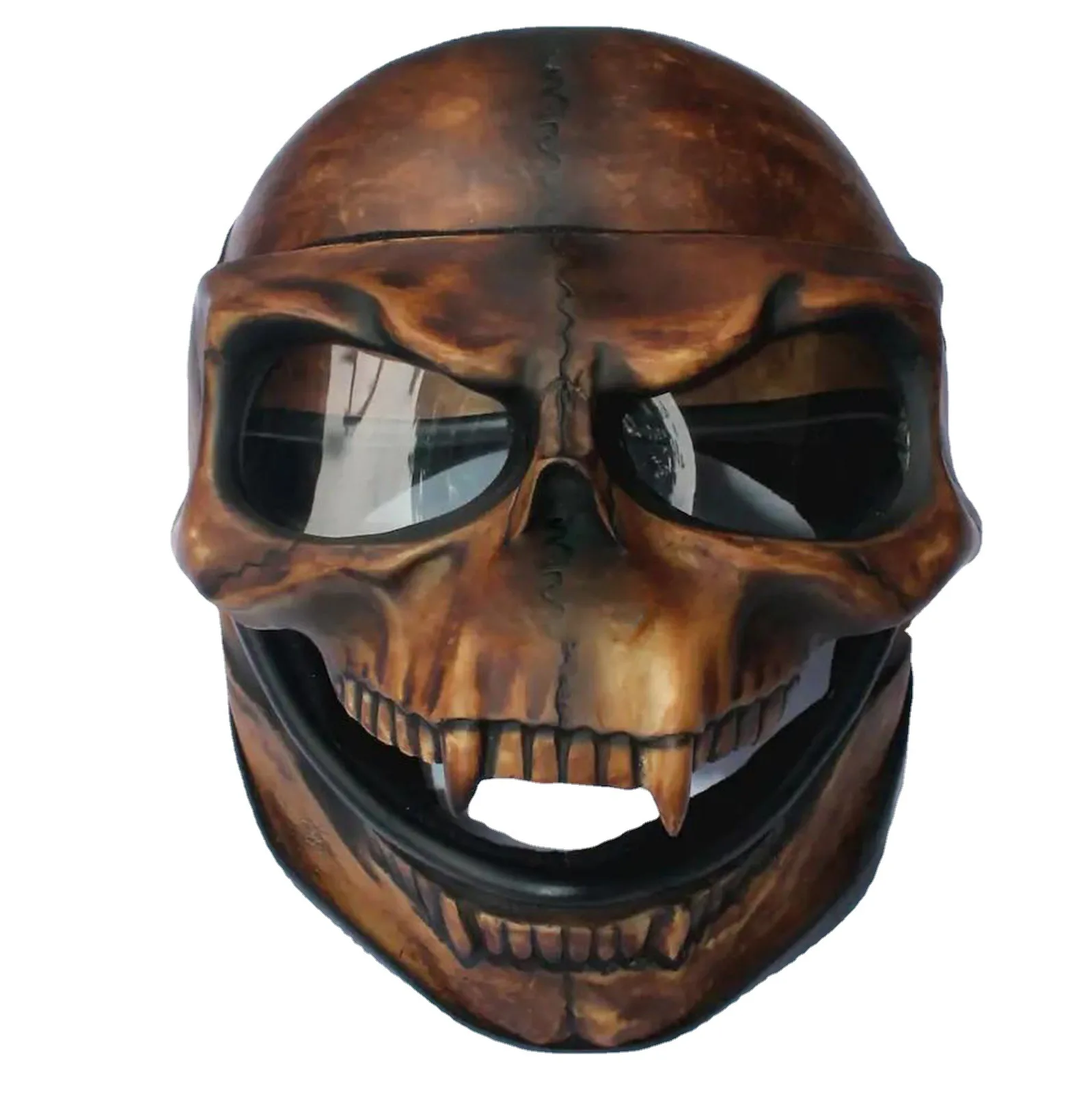 

Halloween Skull Mask Head Cover Mouth Movable Full Head Skull Face Shield Free Shipping