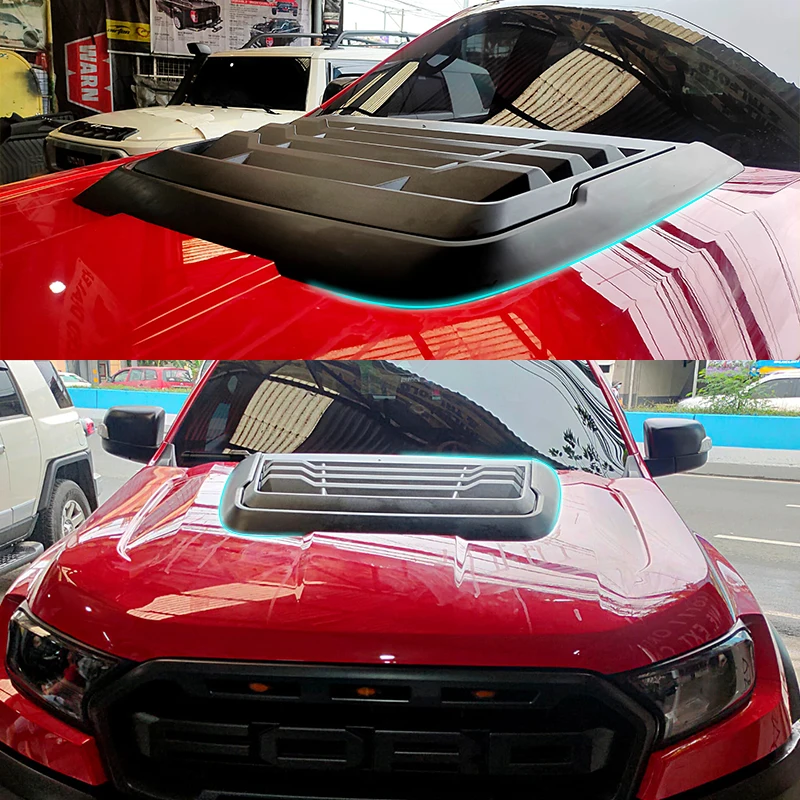 Защитный чехол для капота черный матовый Ford Ranger Raptor 2015-2022