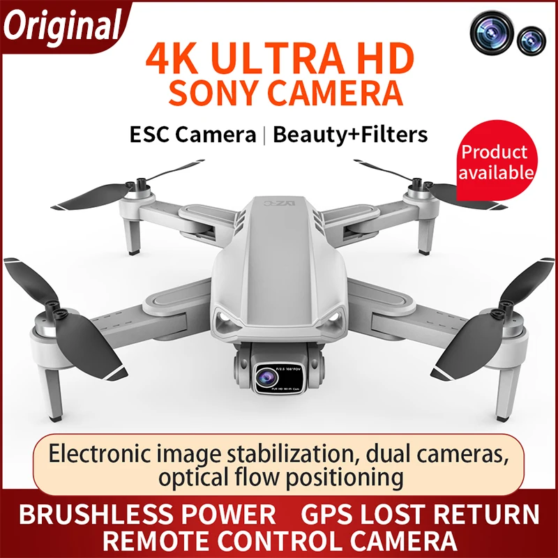 

L900 PRO GPS Drone 4K Dual HD Camera Professional Aerial Photography Brushless Motor Foldable Quadcopter RC Distance1200M Dron