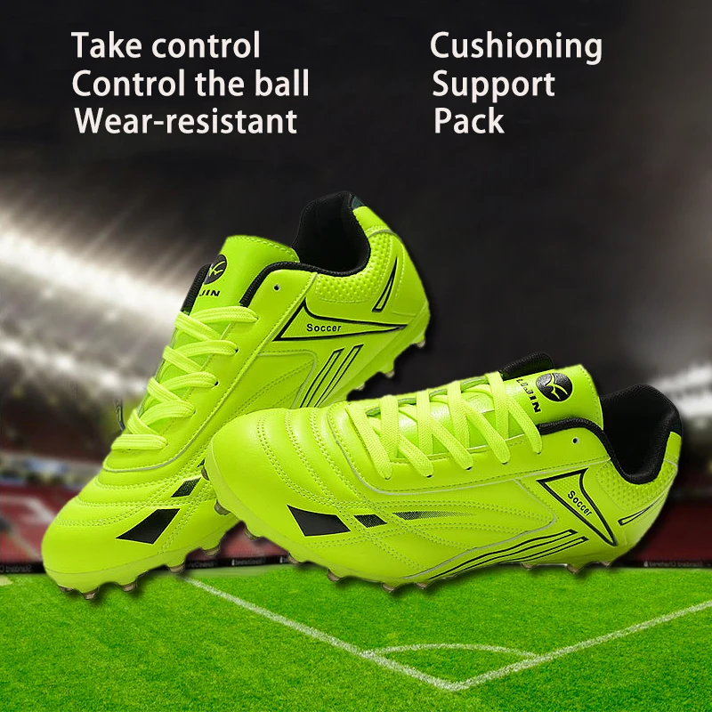 Футбольная обувь с длинными шипами и сломанными гвоздями для подростков