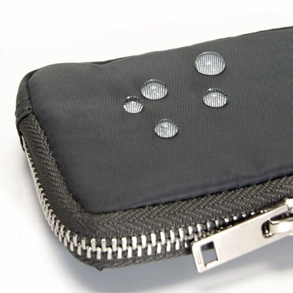 Портативный нейлоновый Кошелек для монет держатель карт RFID-защита от кражи