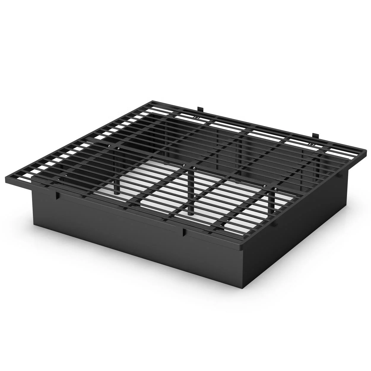 Easy Assembled Space Saving Smart Furniture hotel bed black platform metal bed frame