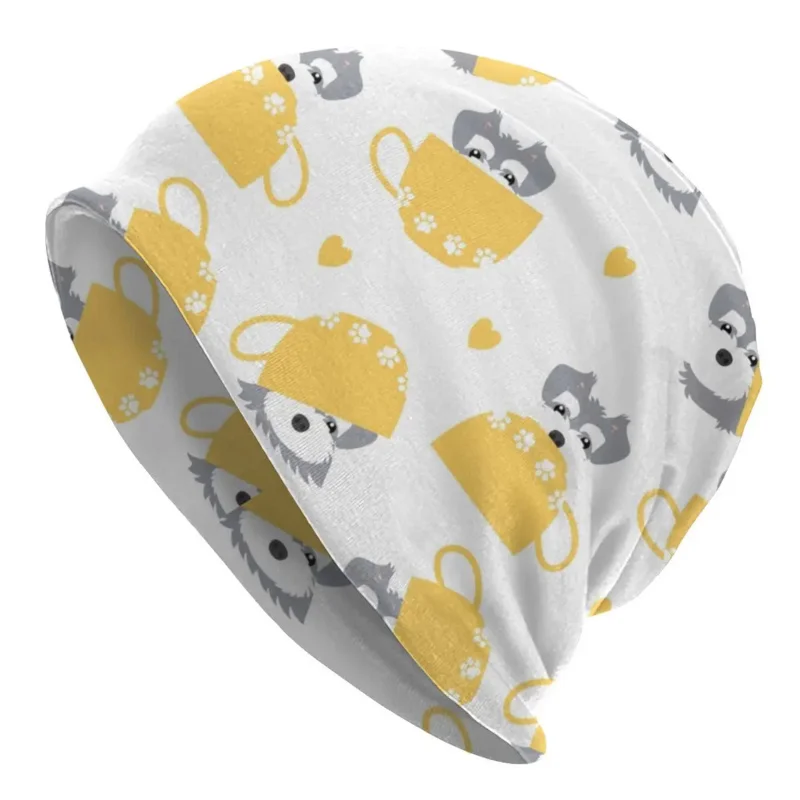 

Вязаная Шапка-бини для мужчин и женщин, тёплый вязаный головной убор с сердечками, для взрослых и собак