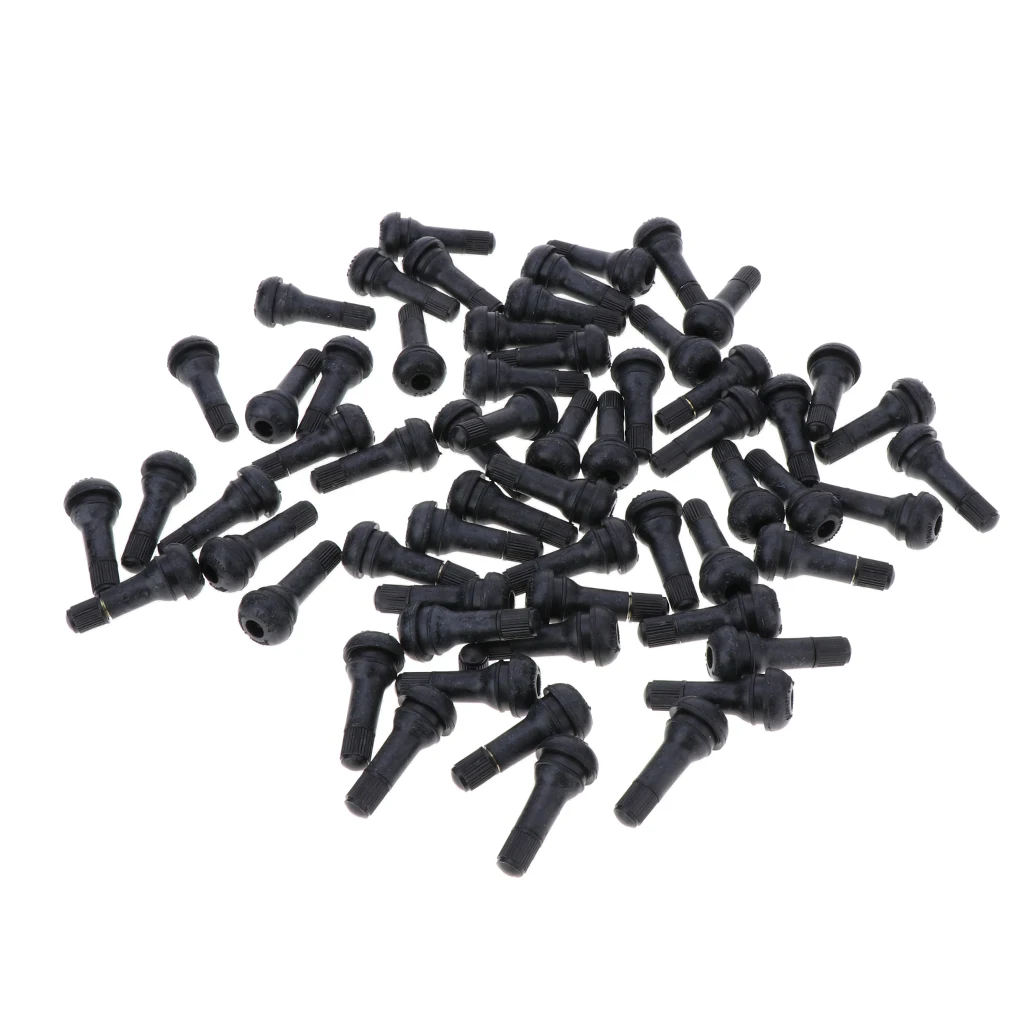 

100 Pcs of Auto Car Vehicle TR 413 Tire Stem Short Rubber