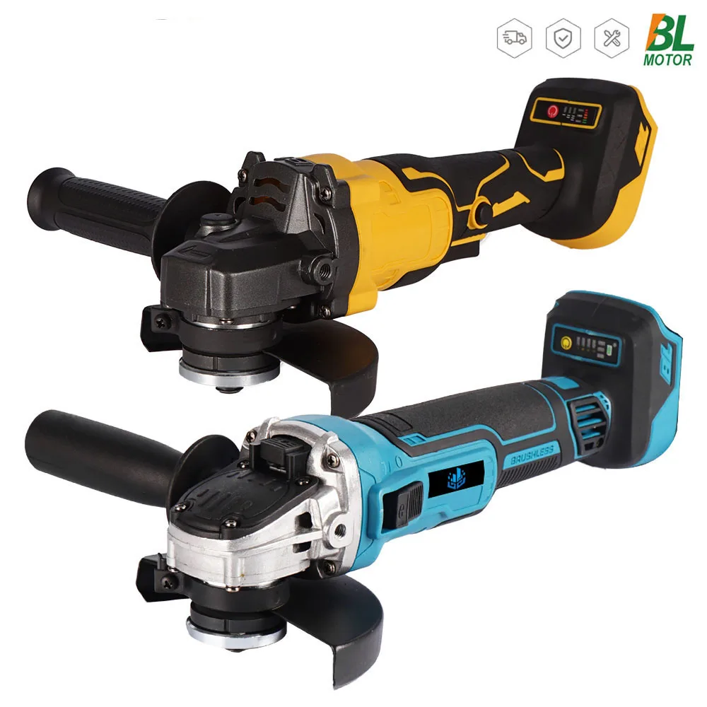 

125MM M14 Brushless Electric Angle Grinder Variable Speed for Makita 18v Battery Grinder Cutting Machine Woodworking Power Tool