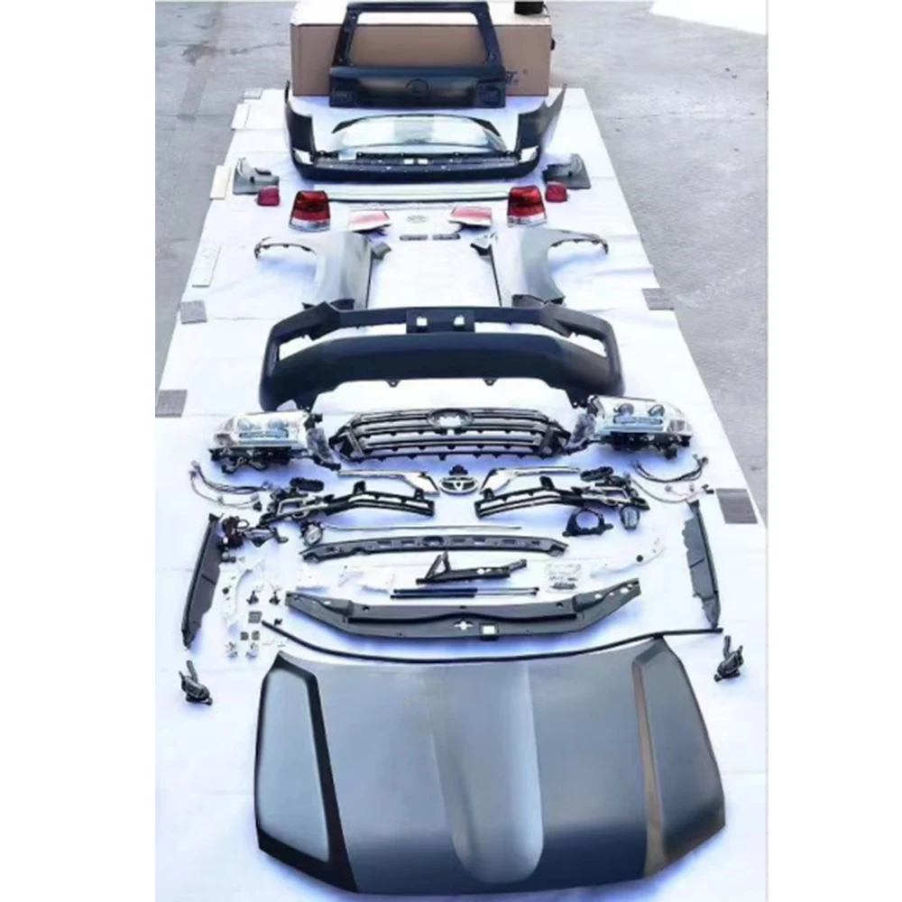

Top quality PP plastic car bumpers for Land Cruiser LC200 2008-2015 conversion to 2016-2020 model Body kit for FJ200