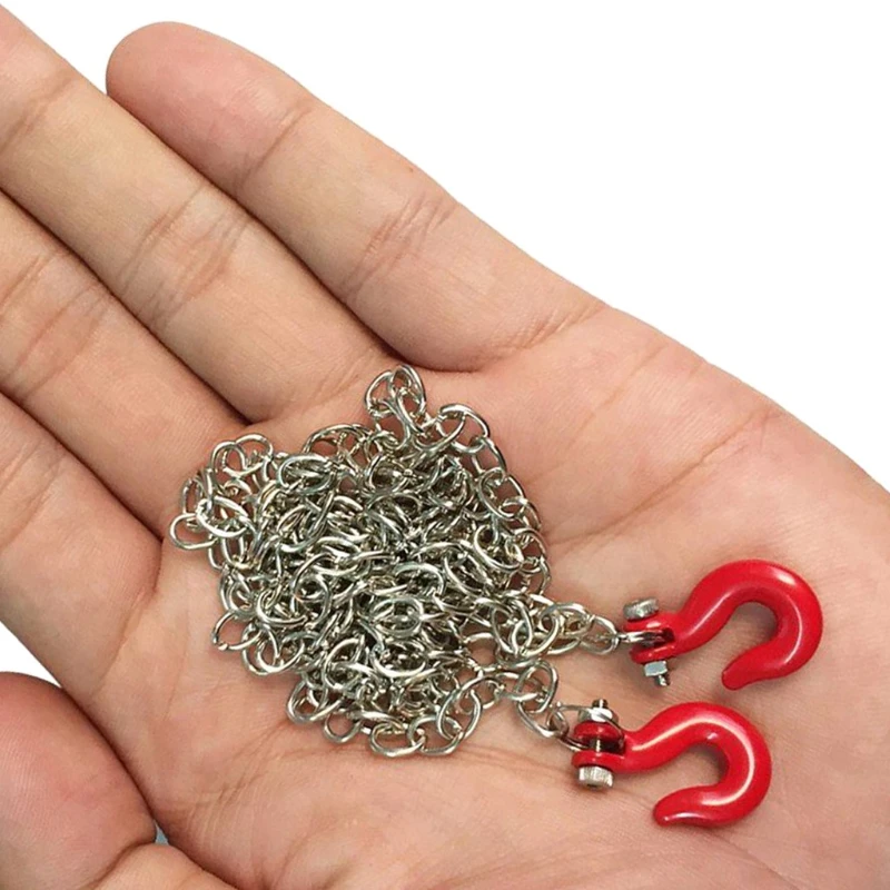 Металлическая спасательная цепь с буксирным крюком для радиоуправляемой машины