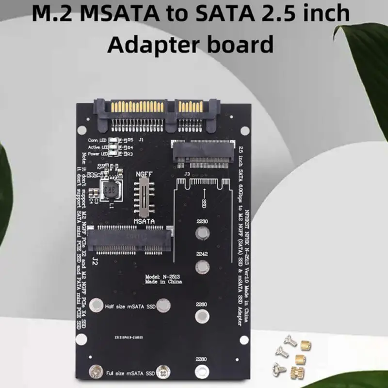 

Новинка адаптер конвертер карты M2 на Sata M.2 Sata SSD адаптер 2,5 дюйма SATA на M2 NGFF SATA SSD MSATA SSD адаптер для ПК