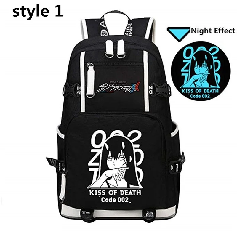 

2023 Hot Japan Anime DARLING in the FRANXX Cosplay Backpack Daypack Bookbag Laptop Bag School Bags