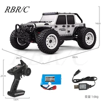 16103 116 2 4ghz 50kmh 4wd rc car 390 high speed carbon brush strong magnetic motor 5 wire steering gear spring shock car