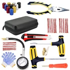 Набор инструментов для ремонта автомобильных шин с чехлом из ЭВА, набор инструментов для верховой езды, пробивная пробка для автомобиля, велосипеда, гаражные игольчатые плоскогубцы, автомобильные аксессуары