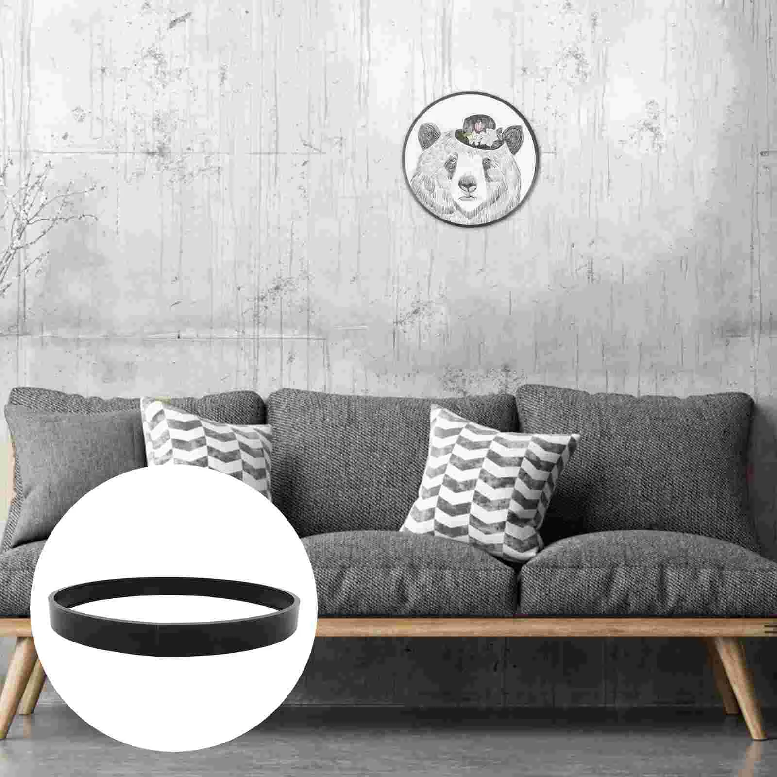 

Photo Frame Adornment Dining Table Decor Wedding Round Drawing Aluminum Alloy Well-made Painting Circle
