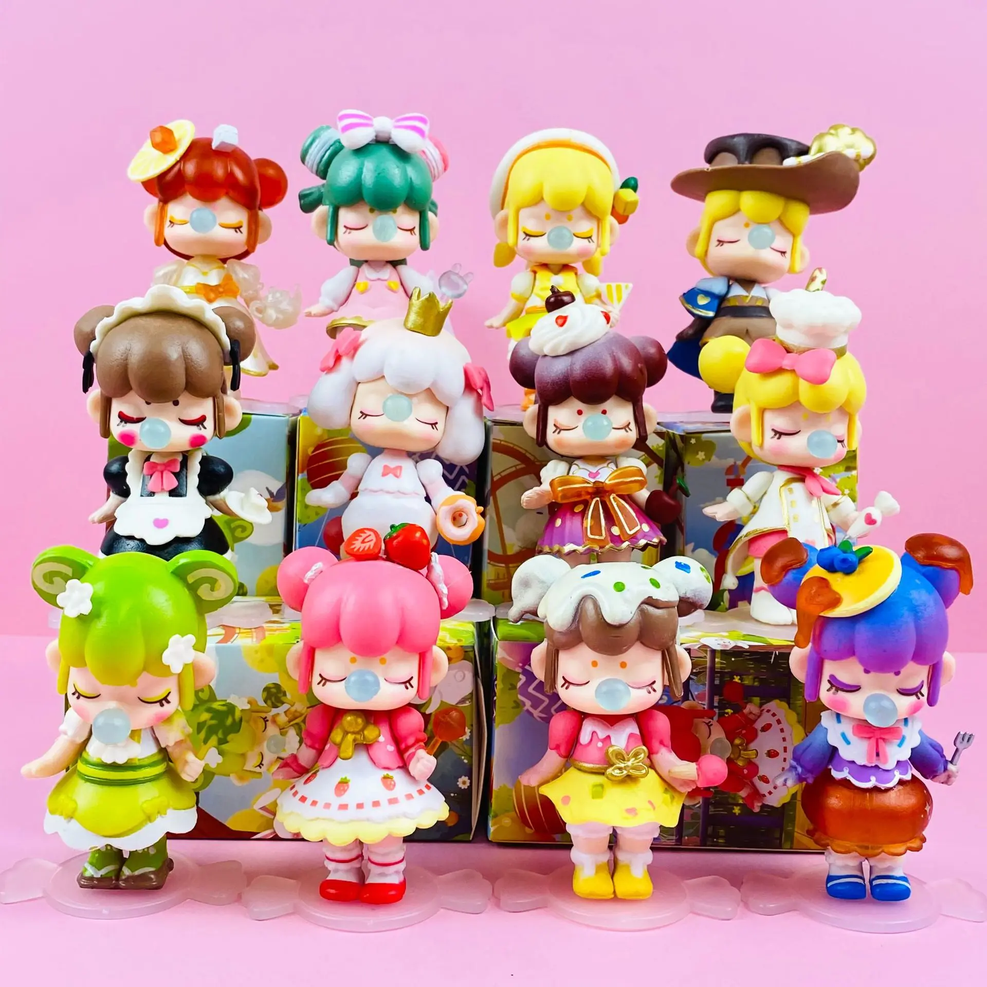 

Princess Gacha Blind Box Toys Afternoon Tea Series Dream Maid Doll Machine Children's Toy Anime Figures Mystery Box
