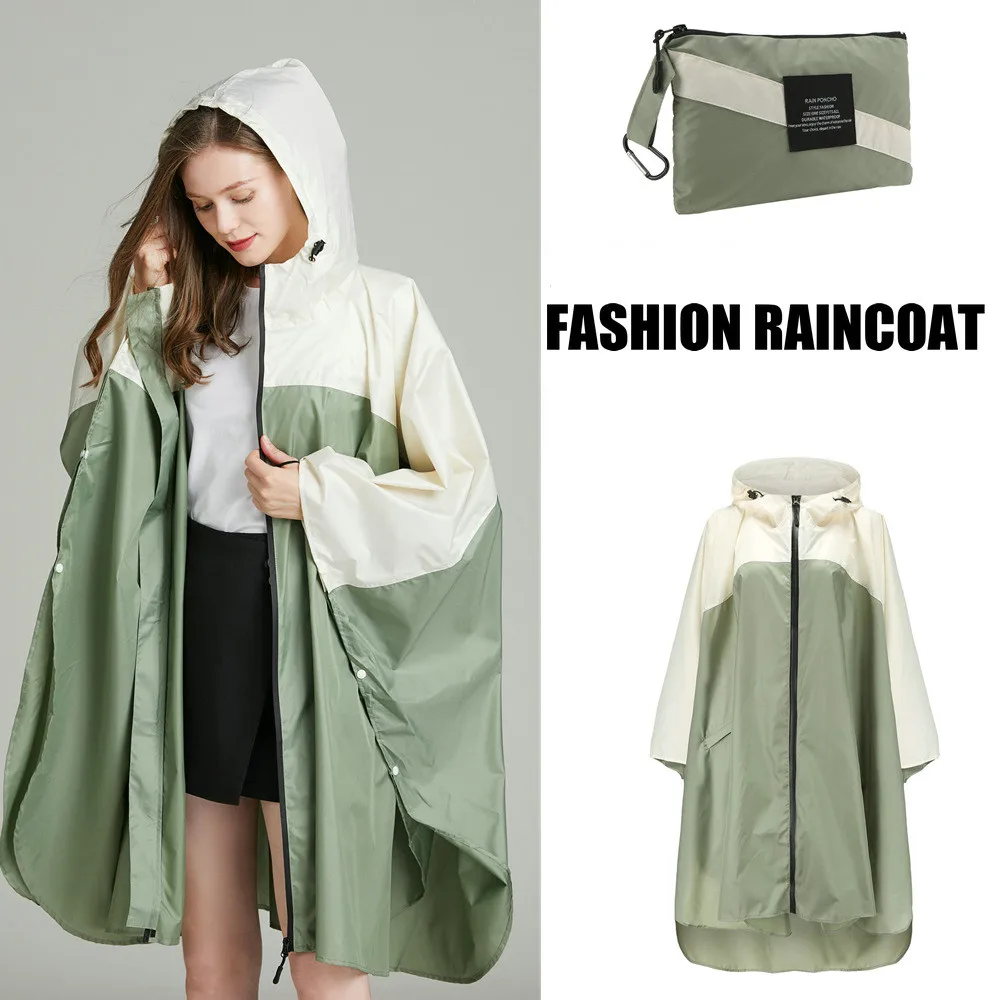 

Raincoat Women Men Waterproof Rainwear Tour Hiking Rain Coat Poncho Trench Jacket Cloak Capa De Chuva Chubasqueros