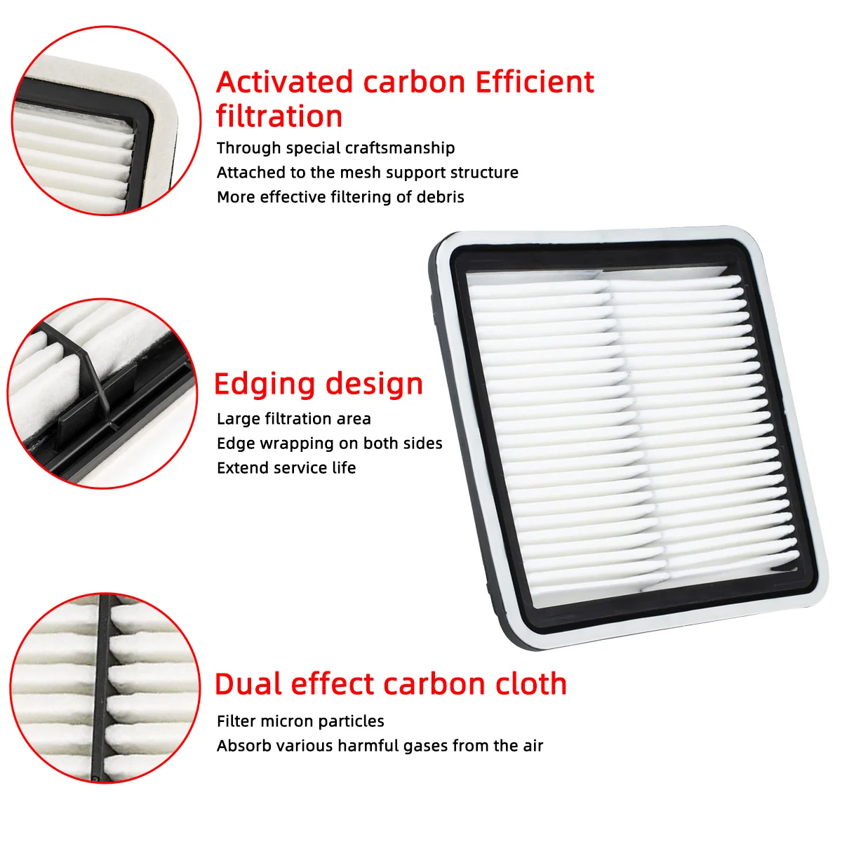 Воздушный фильтр салона двигателя автомобиля для Subaru WRX STI 2015-2018 автофильтры