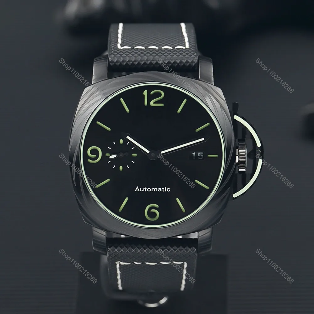 

Mens Watches Top Luxury Brand Waterproof Sport Wrist Watch Chronograph Military Genuine Leather Automatic Mechanical Div