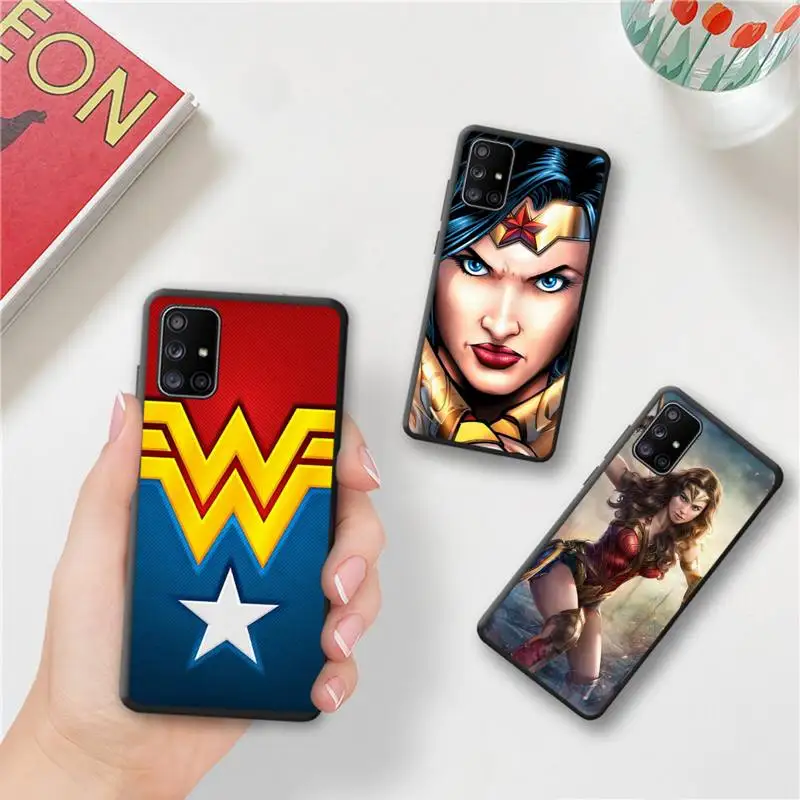 

DC Heroes Wonder Woman Phone Case For Samsung Galaxy A52 A21S A02S A12 A31 A81 A10 A30 A32 A50 A80 A71 A51 5G