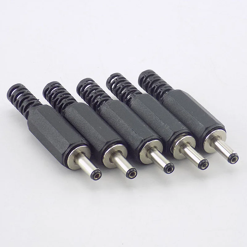 5 шт./лот, штекер постоянного тока, разъем 1,35 мм X 3,5 мм, адаптер 3,5*1,35 3,5*1,35, разъем для ноутбука, электрическая розетка, вилка «сделай сам»