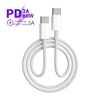 dixsg hot sale type c to type c charger cable fast charge lead laptop data cordpd 60w fast charging cable