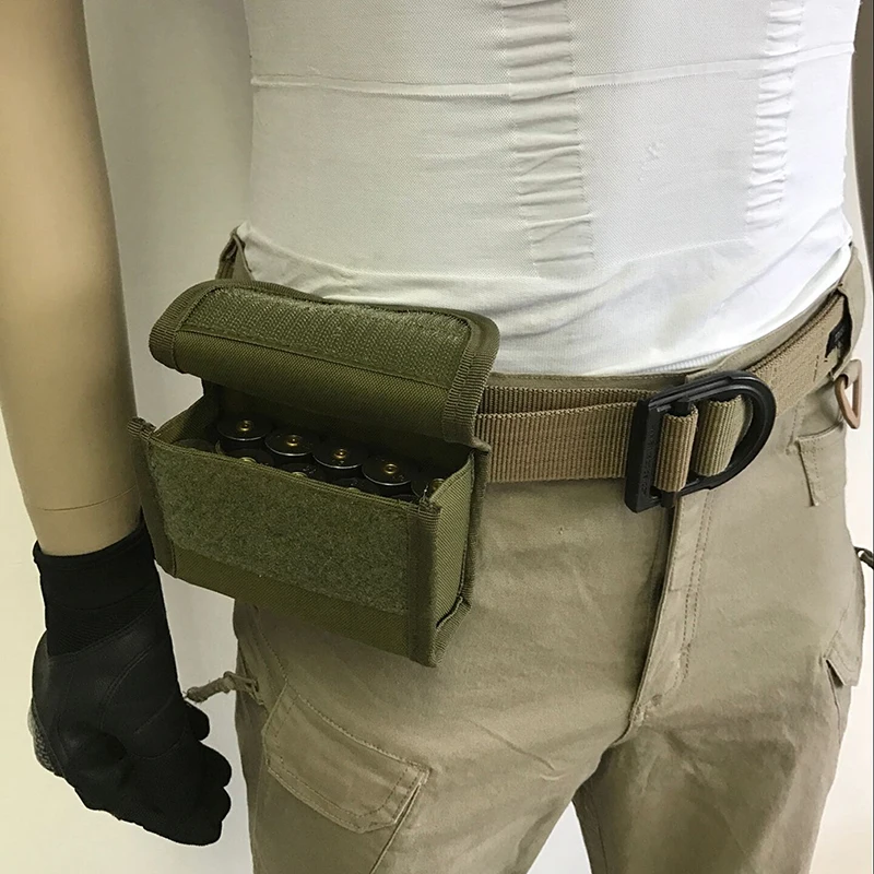 

Multi-functional Tactical Waist Bag 10 Hole Shot Bag Outdoor Essential Hunting Accessories Mag Pouch Cartridge Bag