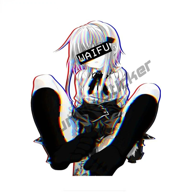 

Koneko Waifu Sexy Anime Girls Nude Car Sticker Scratch-Proof Exterior Window Truck Camper Guitar Laptop SUV Fine Decal KK13x11cm