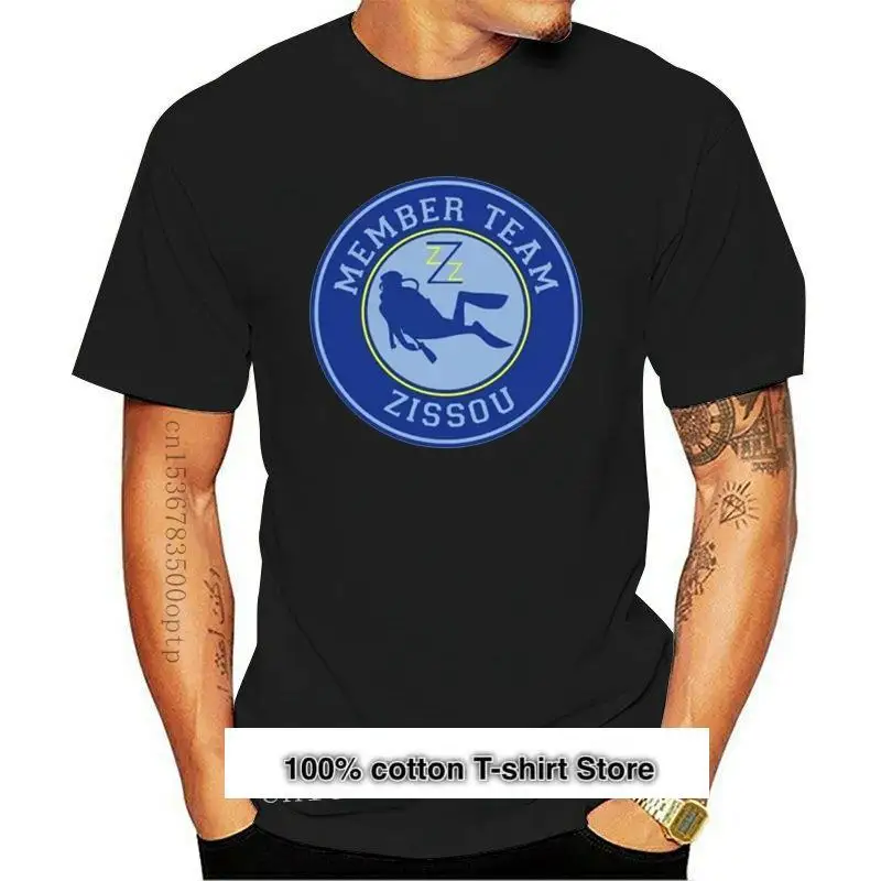 

Nuevo estampado hombres T camisa Camiseta de algodón miembros equipo Zissou o-Cuello de manga corta de las mujeres camiseta