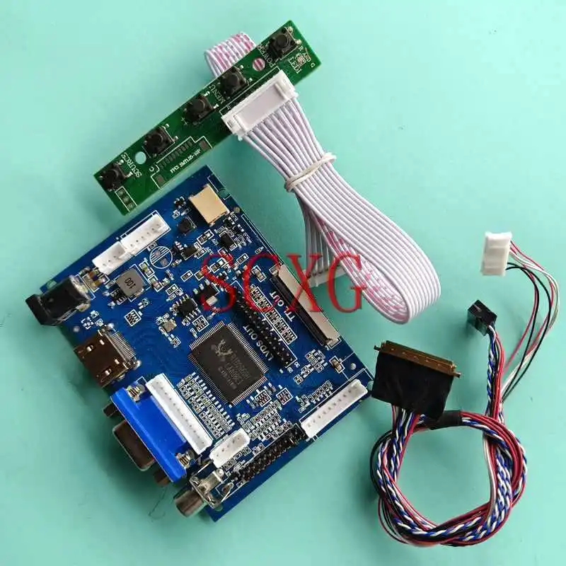 Плата контроллера панели ЖК-дисплея подходит для HB140WX1 HT140WXB NT140WHM 14 "Комплект «сделай сам» HDMI-совместимый LVDS 40-Pin AV VGA 1366*768