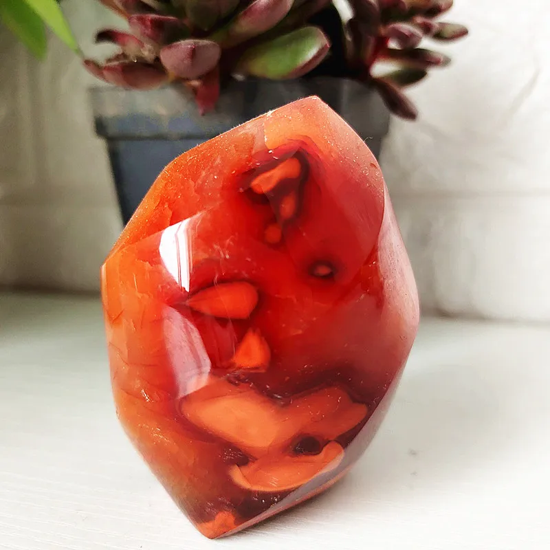 

Красный агат пламя фонарь EBET