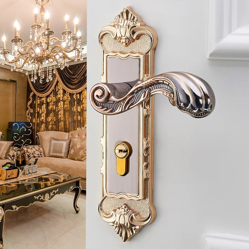 

Internal Kamar Pintu Menangani Paket-Latch Lock Kamar Mandi Tuas Lockset