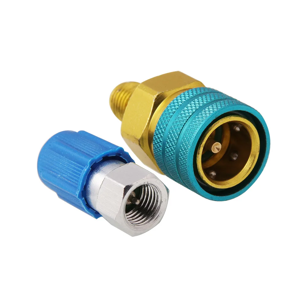 

R1234YF to R134A Low Side Quick Coupler R12 to R134A Hose Adapter Fitting Connector for Car Air-Conditioning AC Charging