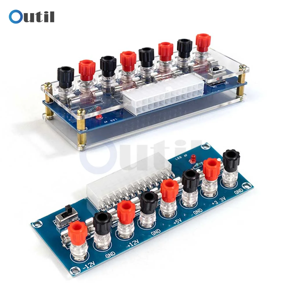 XH-M229 блок питания для настольного ПК ATX, трансферный блок питания для платы адаптера, 24 контакта, выходной модуль выходной терминала с cas