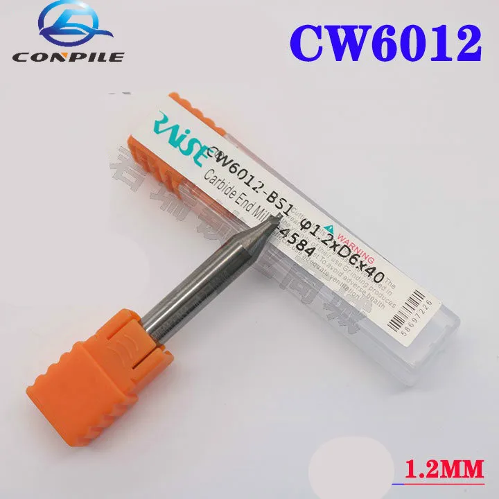 

raise CW6012 Tungsten Steel Milling Cutter End Mill 1.2mm Blade for car key cut machine locksmith