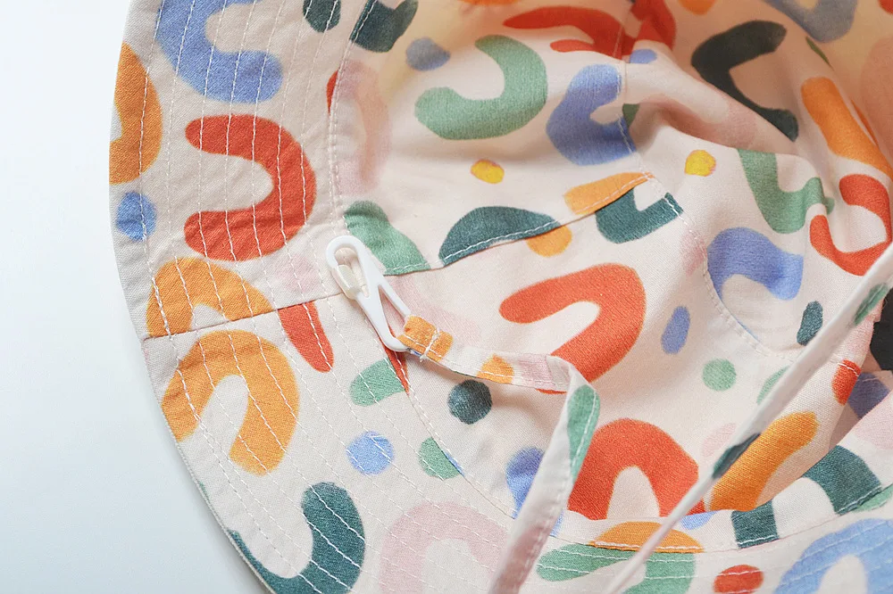 Детская Панама с вышивкой в виде букв для отдыха на открытом воздухе |