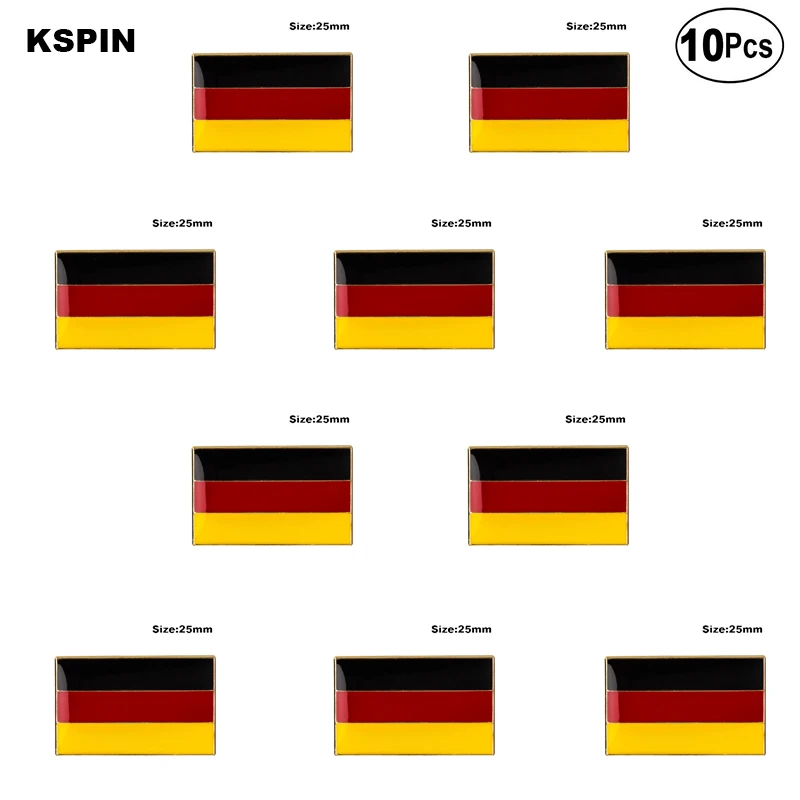 

Germany Lapel Pin Flag badge Brooch Pins Badges 10Pcs a Lot