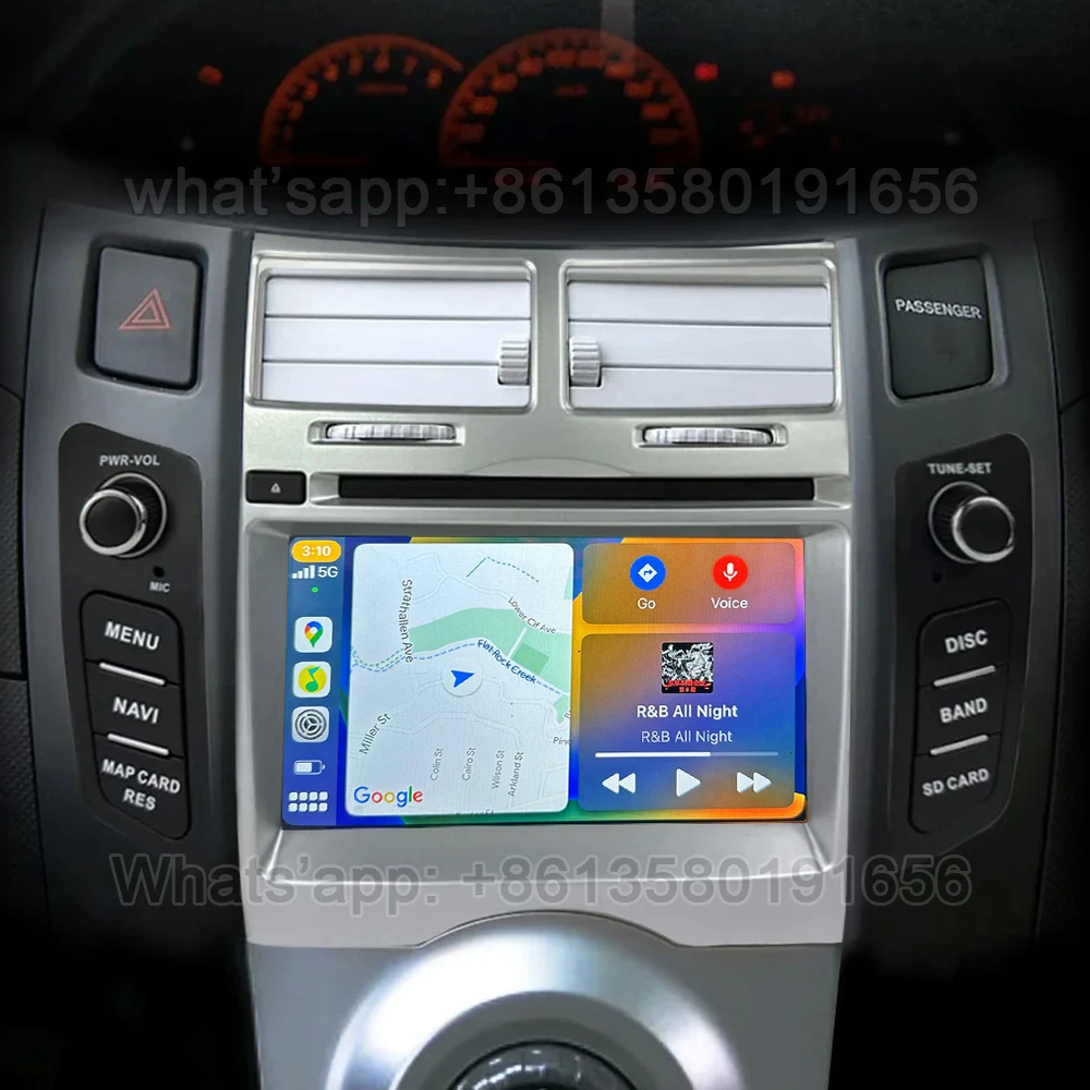 Автомагнитола для TOYOTA YARIS мультимедийный проигрыватель на Android с GPS-навигацией 2005