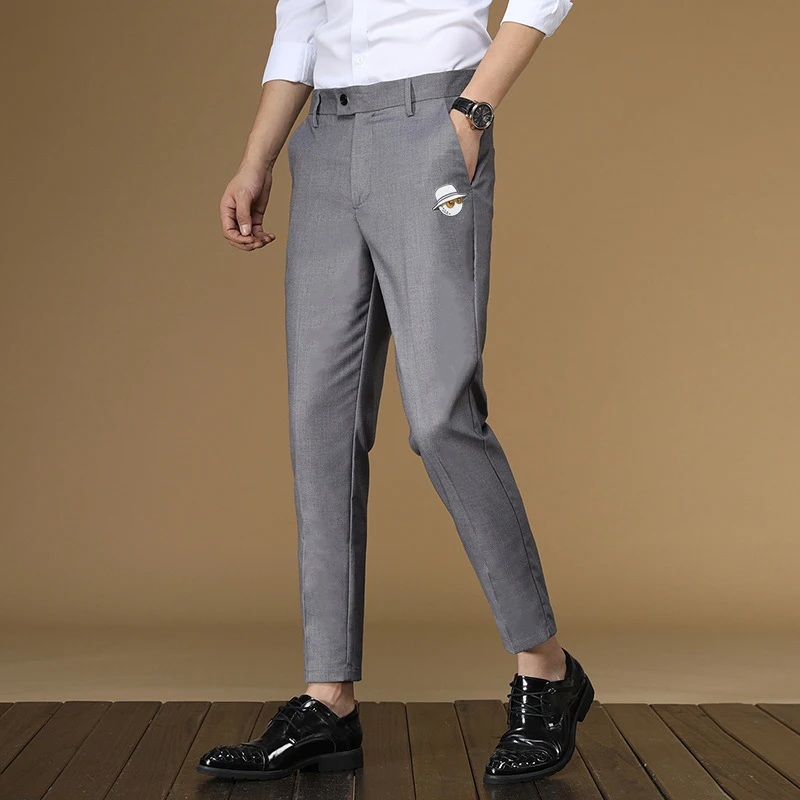 Malbon Elastic Slim Leggings Golf Pants Men's Sports Casual Pants Capri Pants High Quality Wear