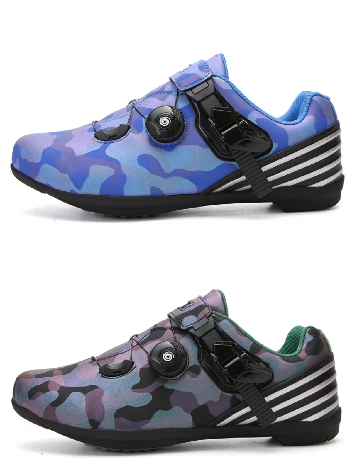 

Anti-slip and wear-resistant women's cycling shoes Fashion double buckle resistance type outdoor casual sports shoes