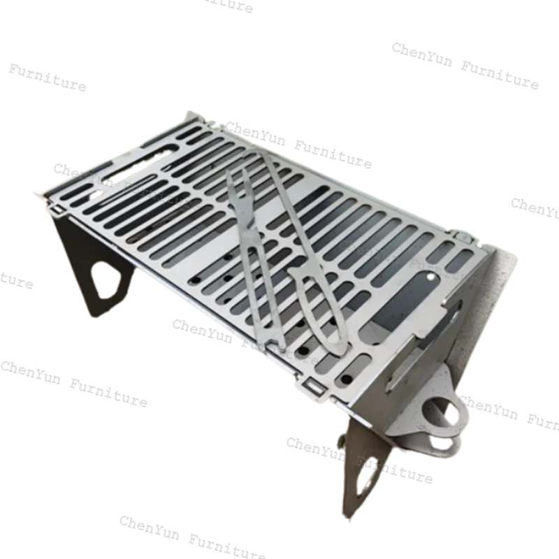 Портативная уличная плита для пикника домашняя с углем барбекю железная тарелка