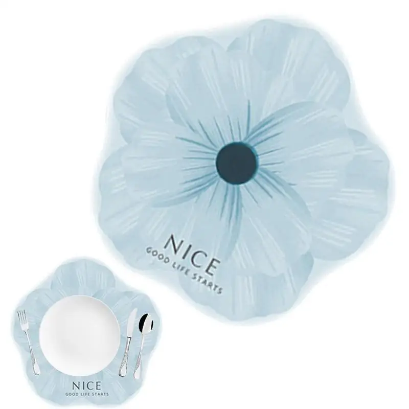 

Кухонная подставка для посуды и кофе диатомит Быстросохнущий коврик в форме цветка для кофе