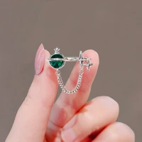 original design star rings women vintage tassel opened lucky rings fashion index finger ring party jewelry 2022