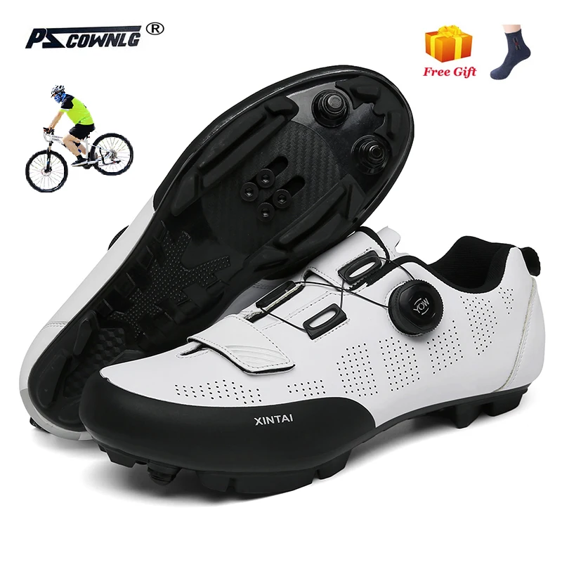 

2022 Mtb Men Cycling Sneaker Flat Cleats Self-Locking Mountain Bike Shoes Road Cycling Shoes Bicycle Sneakers
