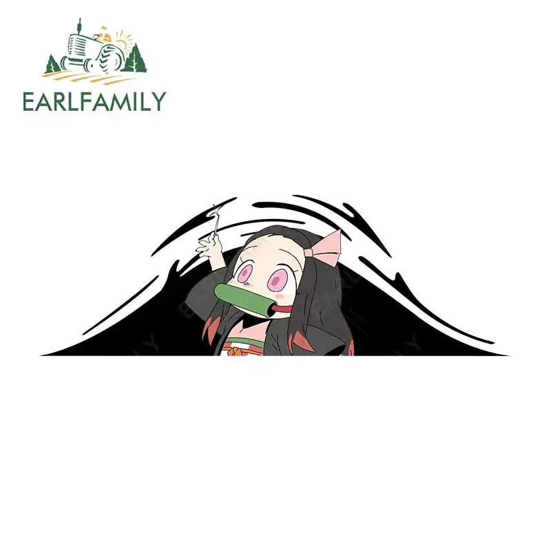 EARLFAMILY 13 см x 4 для Nezuko рассекающий демонов автомобильные наклейки доска серфинга