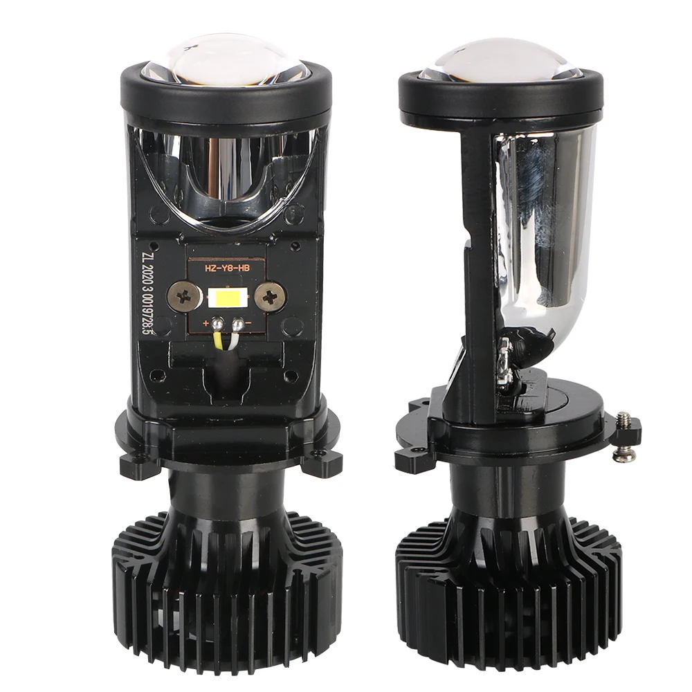 

12 В 24 в дальний/ближний свет фары H4 светодиодный мини-объектив проектора Canbus H4 светодиодный автомобильная лампа для автомобиля Комплект для преобразования лампы 90 Вт/пара